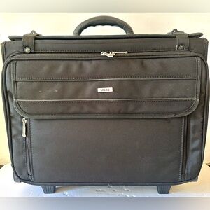 Solo Morgan Rolling Hard Side Catalog Wheeled Computer Laptop File Briefcase